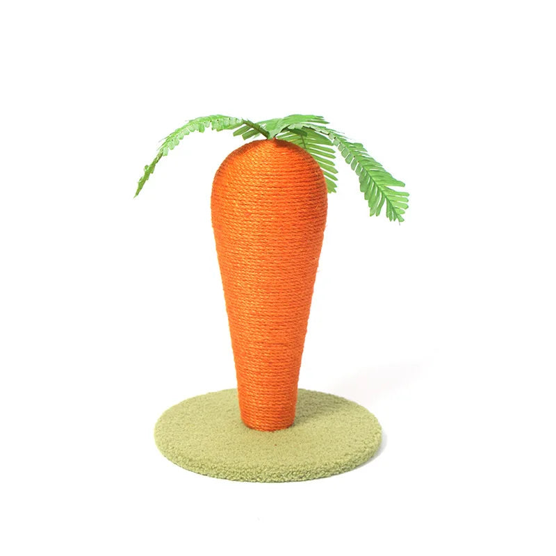 Cat Scratching Post Carrot