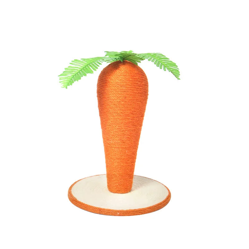 Cat Scratching Post Carrot