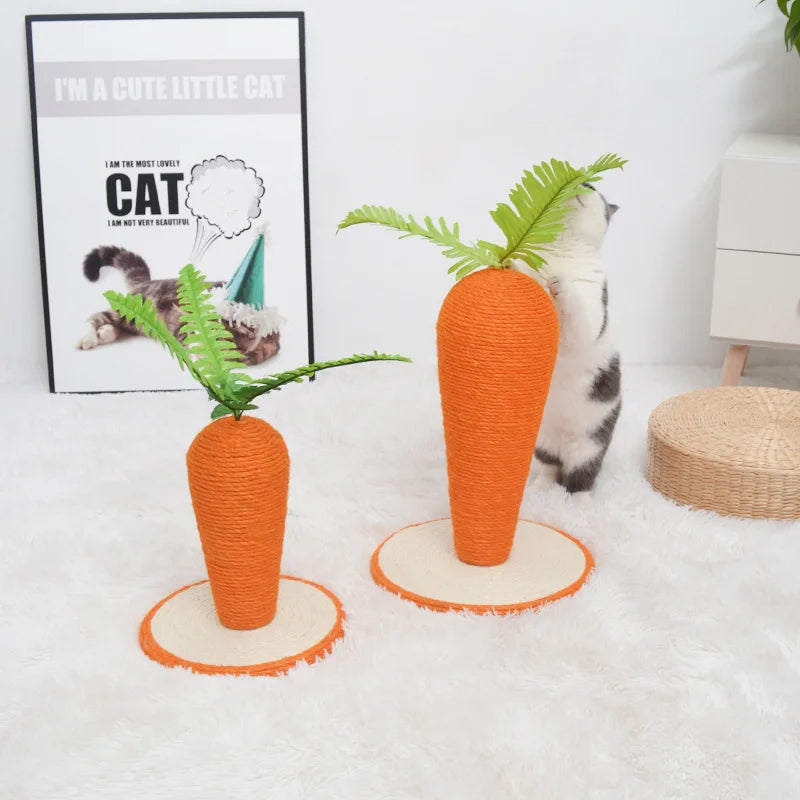 Cat Scratching Post Carrot