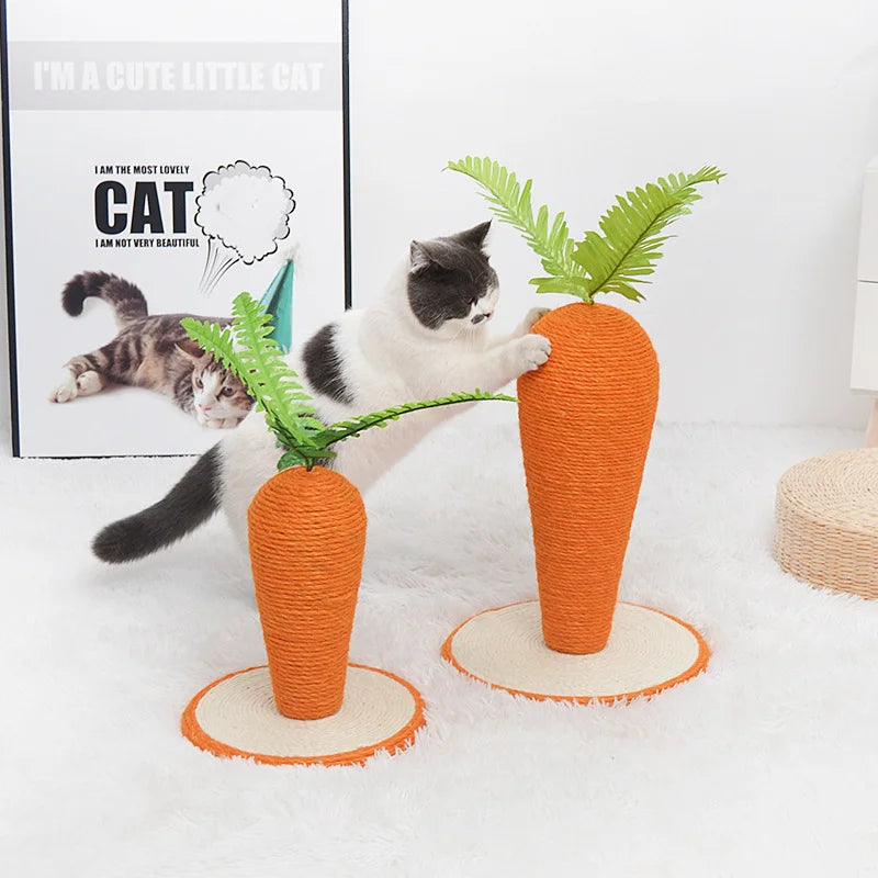 Cat Scratching Post Carrot