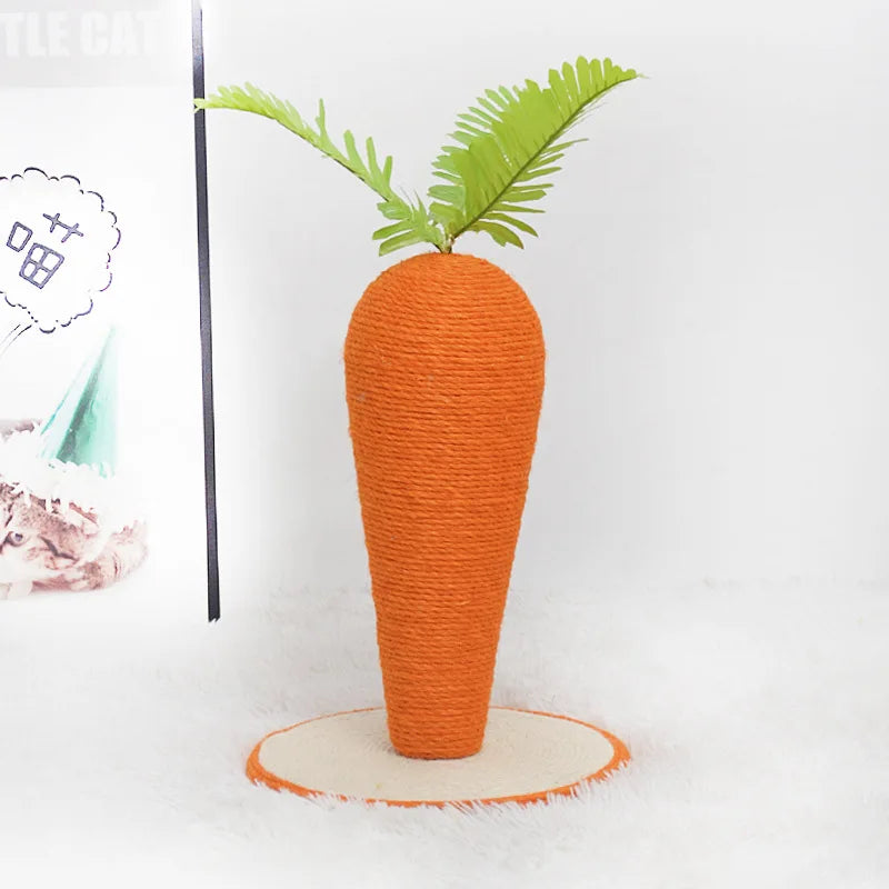 Cat Scratching Post Carrot