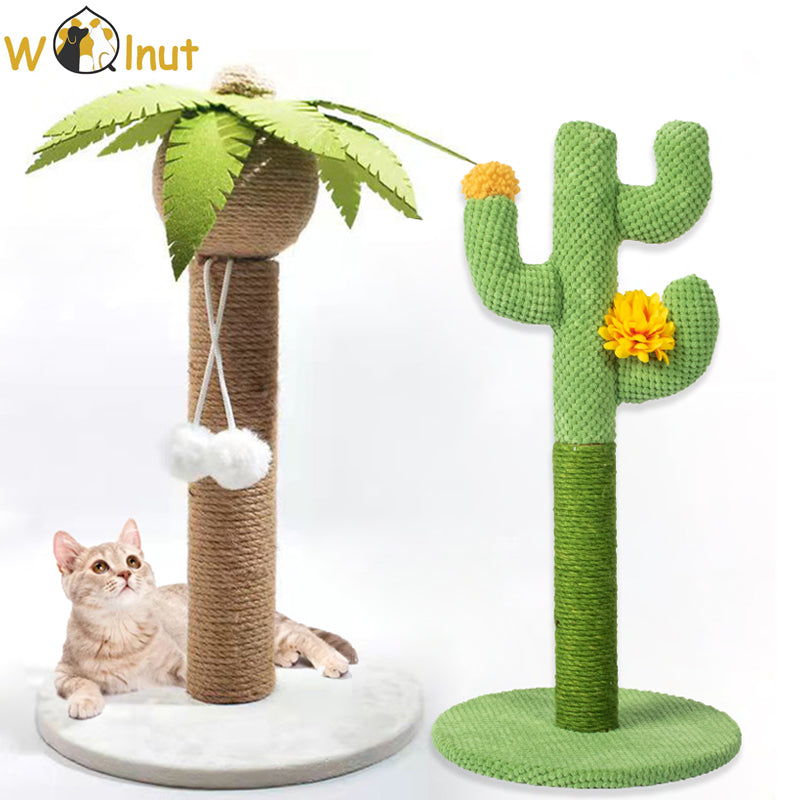 Cat Scratching Post for Kitten with Plush Ball Toy