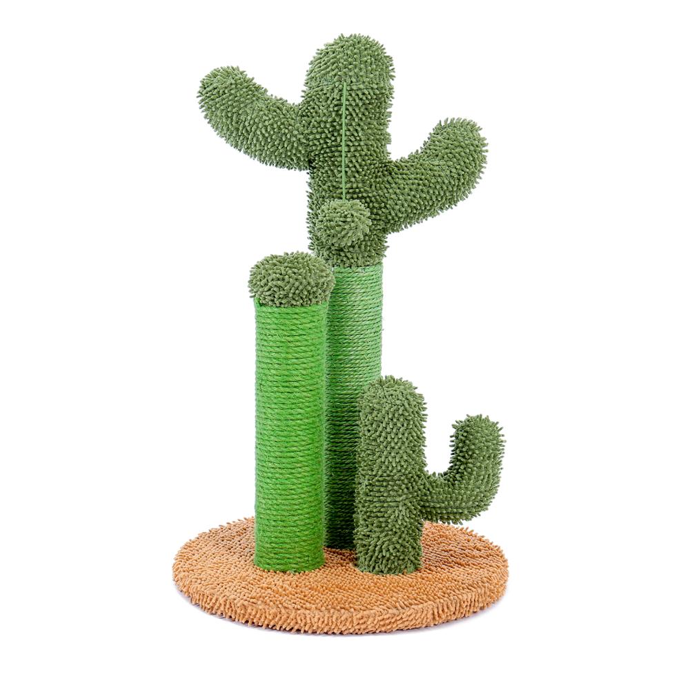 2 Size Cactus Style Cat Tree House Climbing Stratching Post