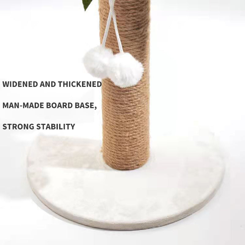 Cat Scratching Post for Kitten with Plush Ball Toy